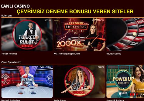 En Yüksek Bedava Deneme Bonusu Veren Siteler